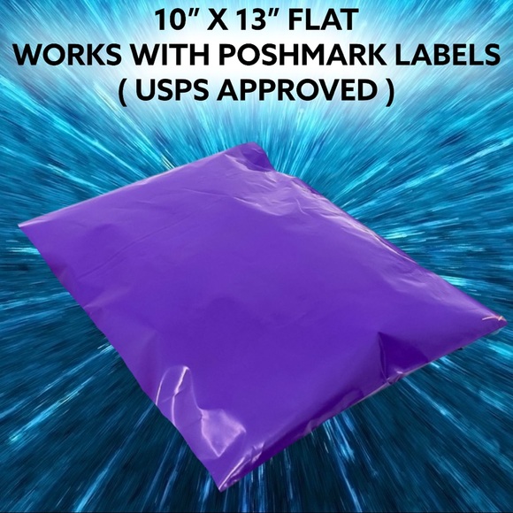 25 10X13 Poly Mailers Purple PRICE IS FIRM - Picture 7 of 8